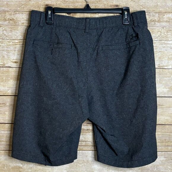 UNDER ARMOUR HEAT GEAR LOOSE FIT EVERYDAY GOLF FLAT FRONT PERFORMANCE SHORTS - Picture 2 of 4